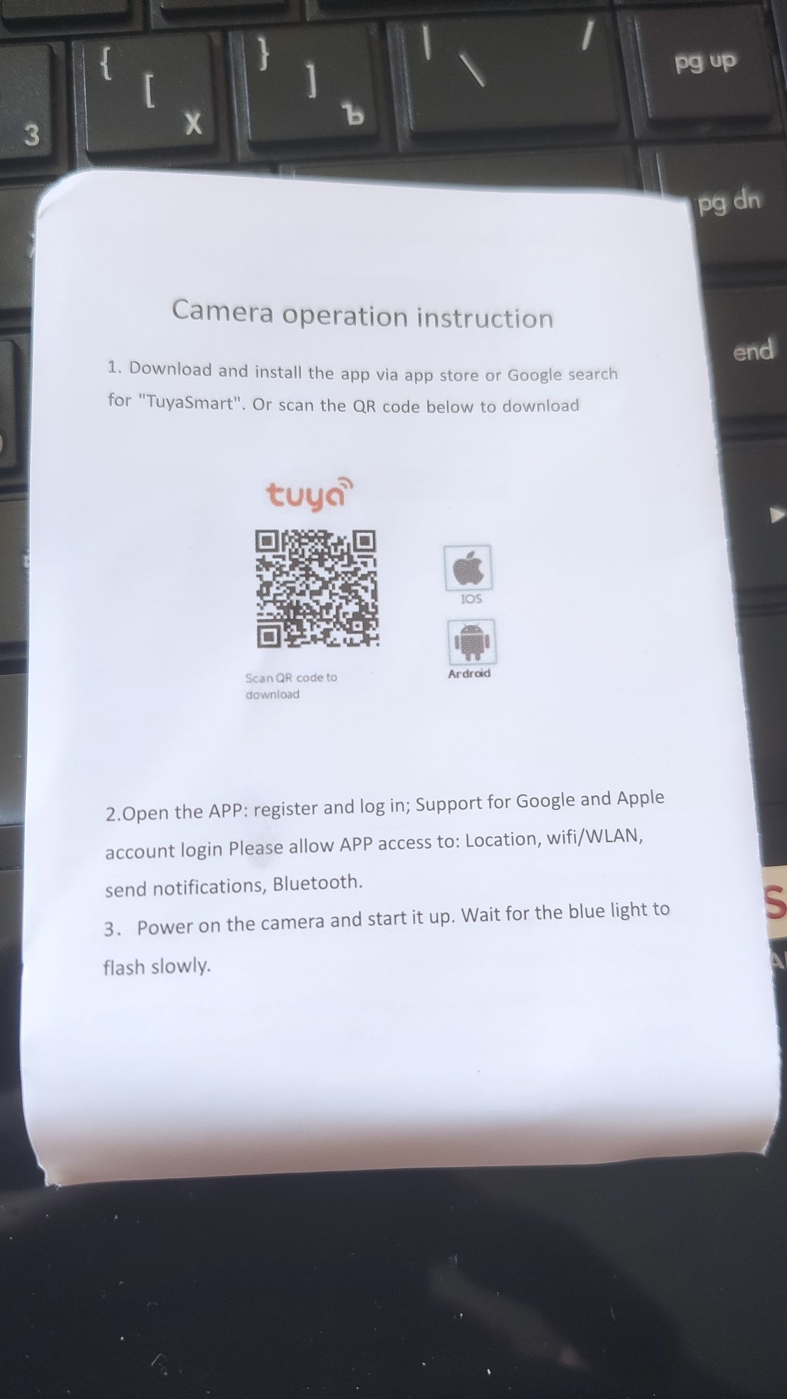 Камера видеоглазок в дверь WiFi Tuya