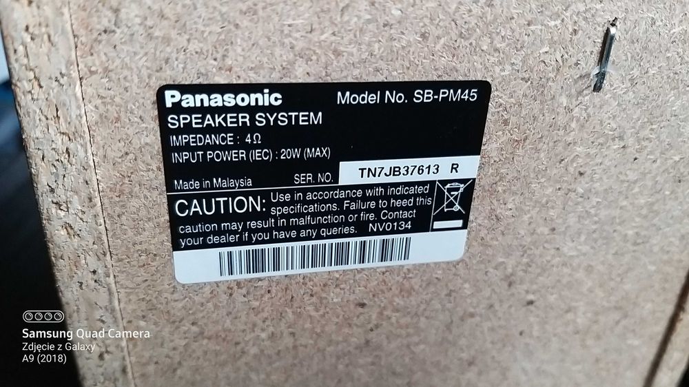 Zestaw głośników z cyfrowym wzmacniaczem 2.1 + subwoofer