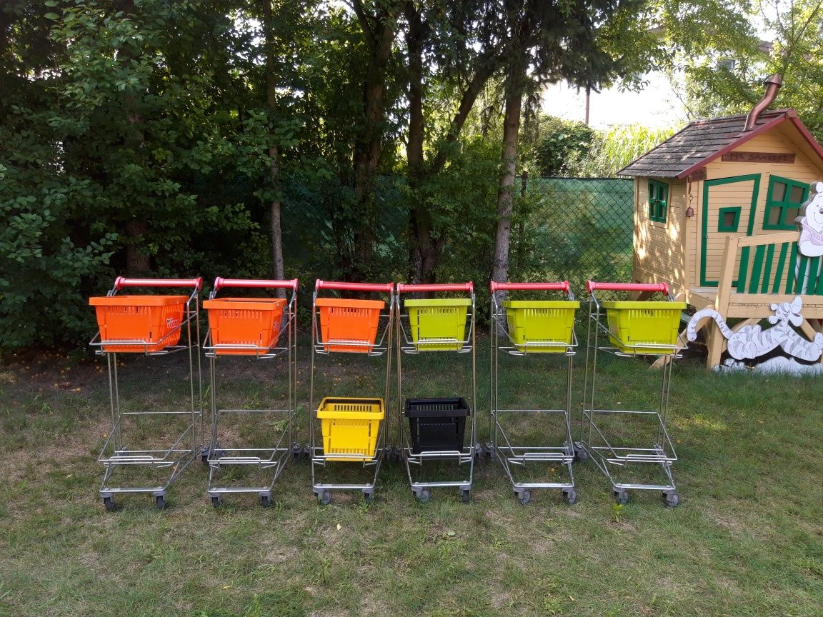 Wózek Sklepowy poj. 25l Firmy Produs w sprzedaży 6szt + 8szt koszyków