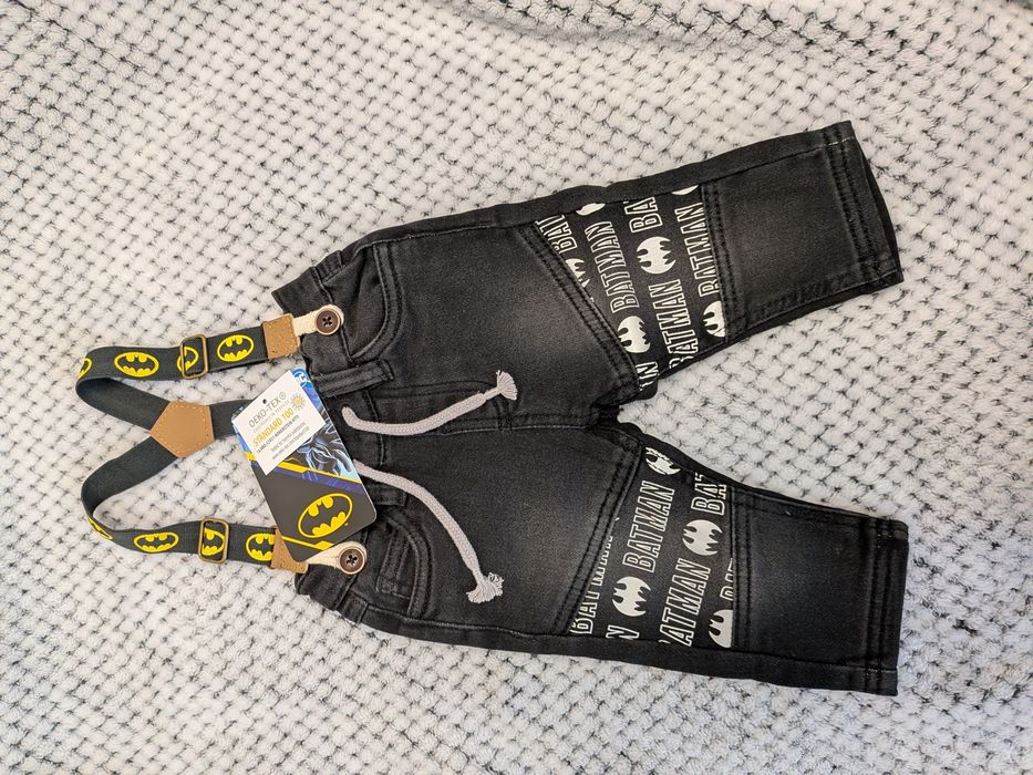 Spodnie Batman dla niemowląt r.62