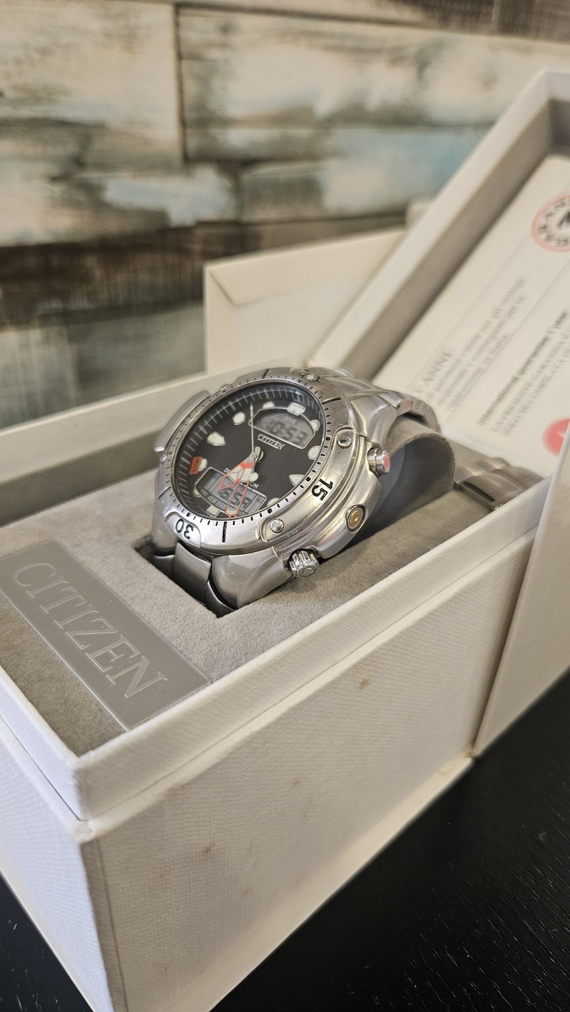 Citizen JP1060 Aqualand Promaster – Completo e em Estado Impecável