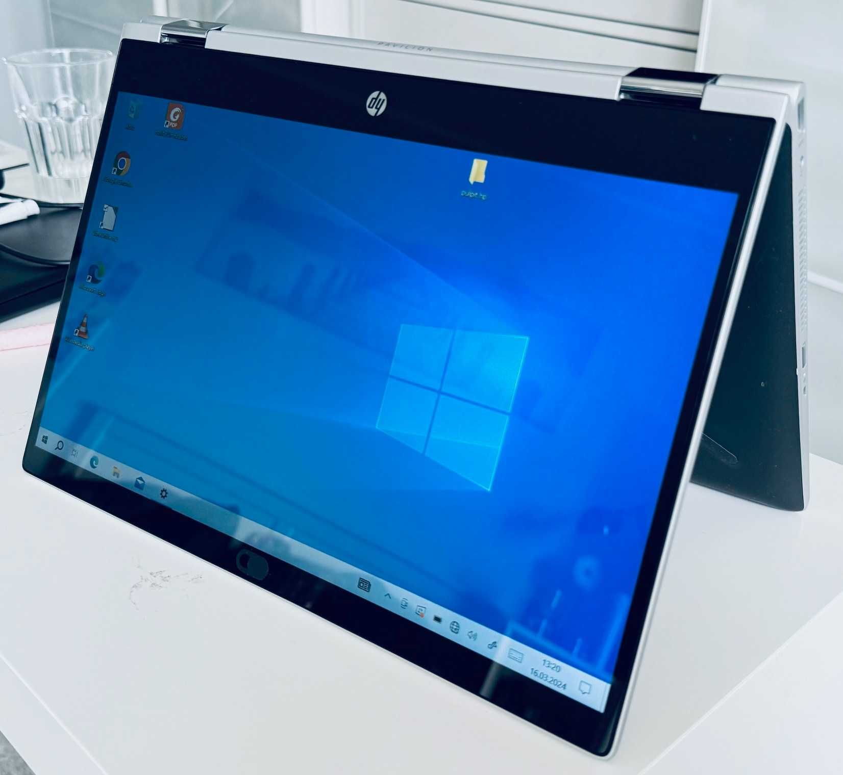 Laptop HP Pavilion 360 windows 10 14 cali intel core i5 jak nowy 2w1