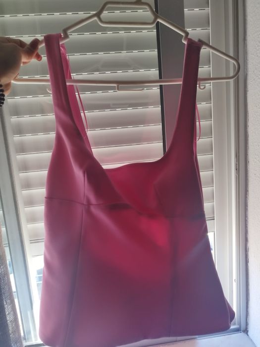 Top da zara com laço