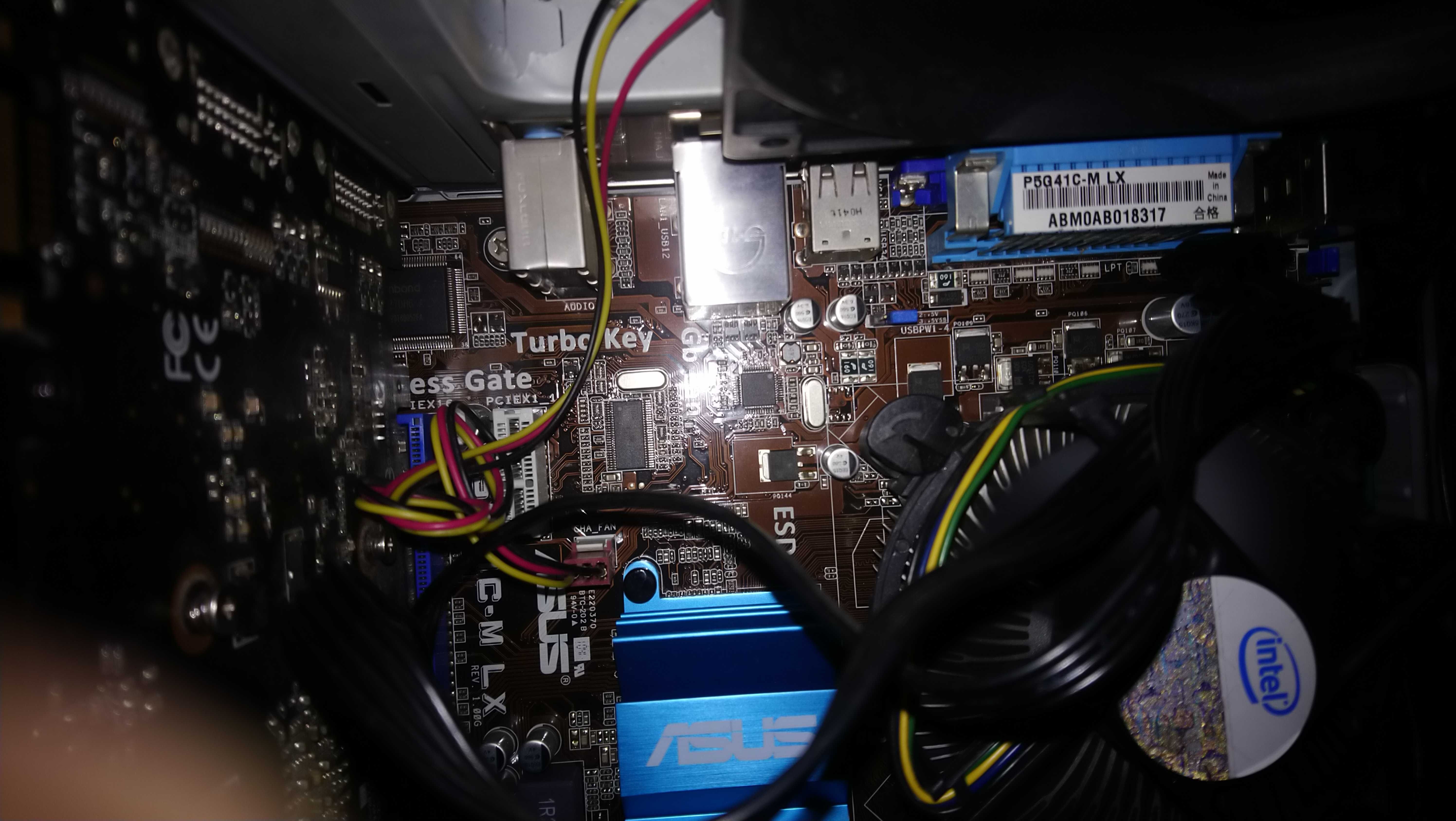 Płyta główna Asus P5GC41C-M LX Procesor 4GB RAM Chłodzenie