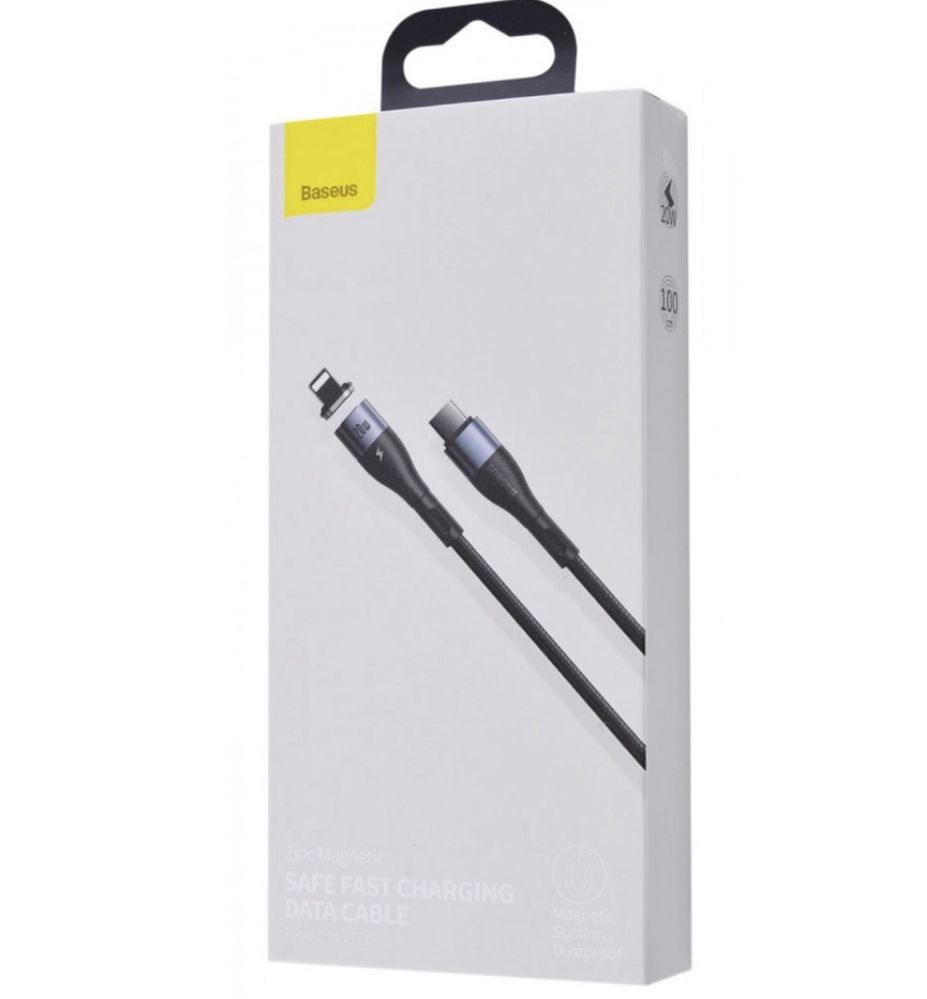 Кабель Baseus Zinc Magnetic Lightning/Type-C 20W для iPhone/iPad