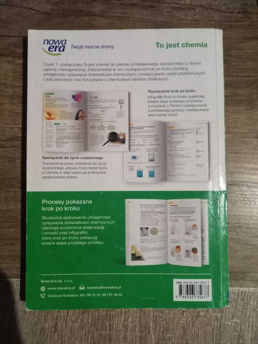 To jest chemia 1 Podręcznik do chemii do klasy 1 Nowa Era
