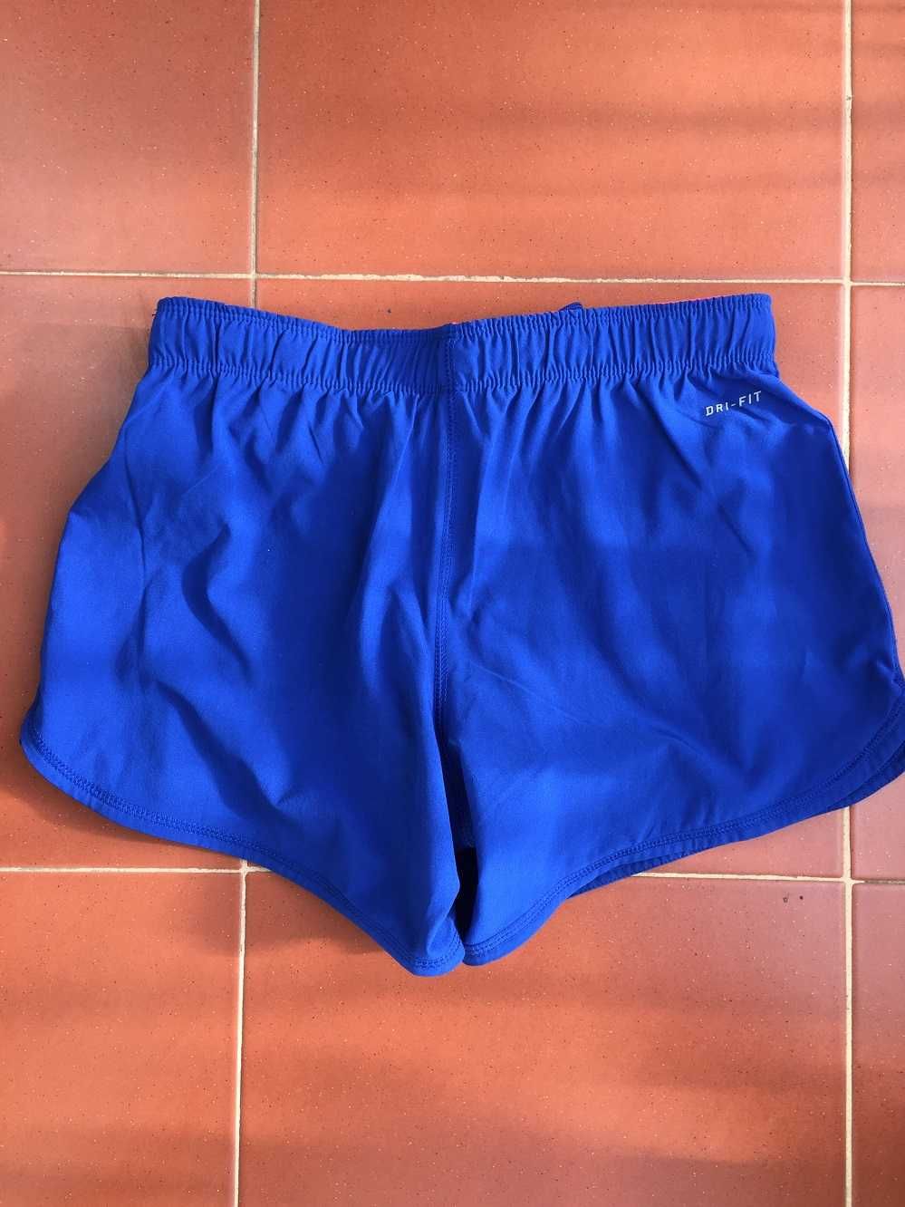 SALDOS--Shorts  Corrida / Running --- NIKE  Dri-Fit  Azul --Tamanho XS