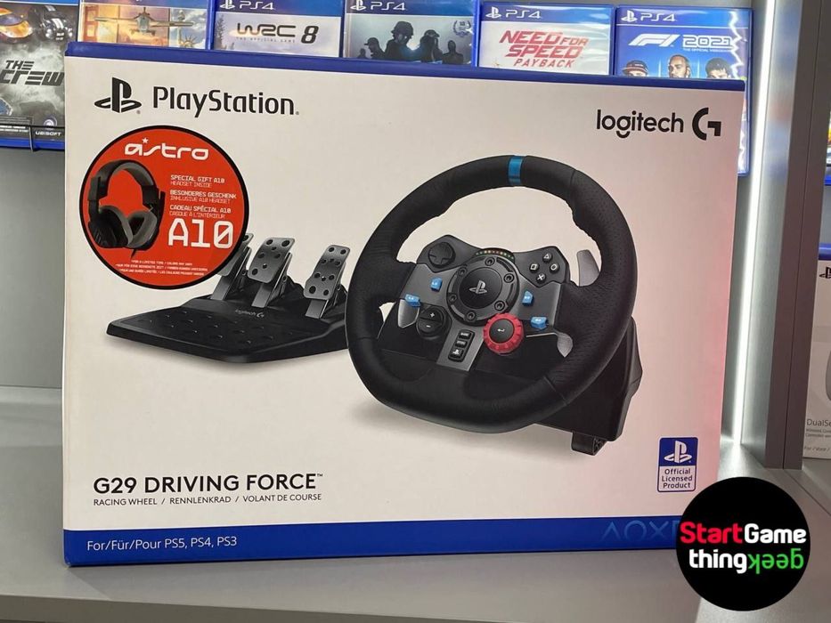 Новий! ігрове кермо для компьютера\PS4\PS5 Logitech G29