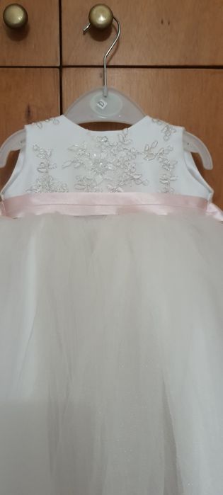 Vestido batismo 9-12 meses