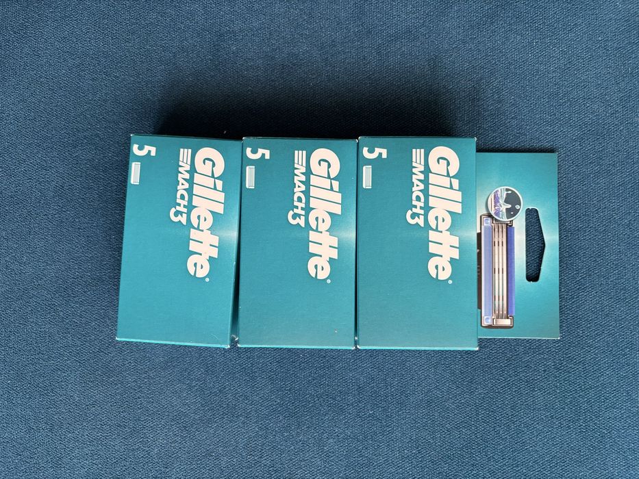 Gillette mach 3 . Wklady