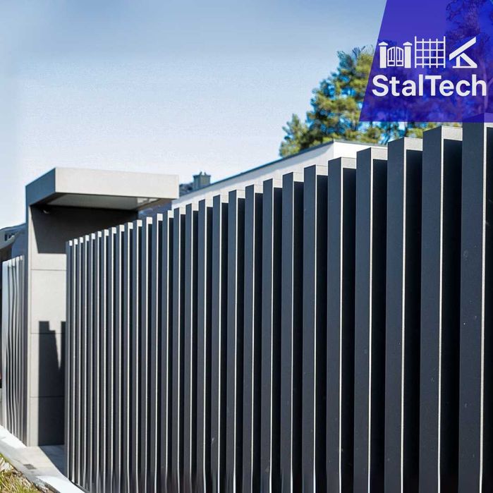 Brama wjazdowa grzebieniowa przesuwna/ dwuskrzydłowa ogrodzenie furtka