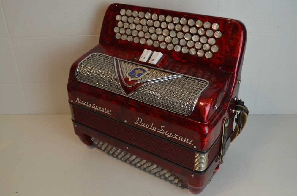 Acordeao Paolo Soprani Especial 2 voz.
