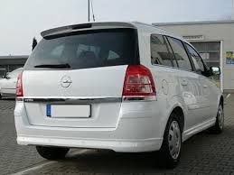 OPEL ZAFIRA B - DOKŁADKA zderzaka tyl tuning