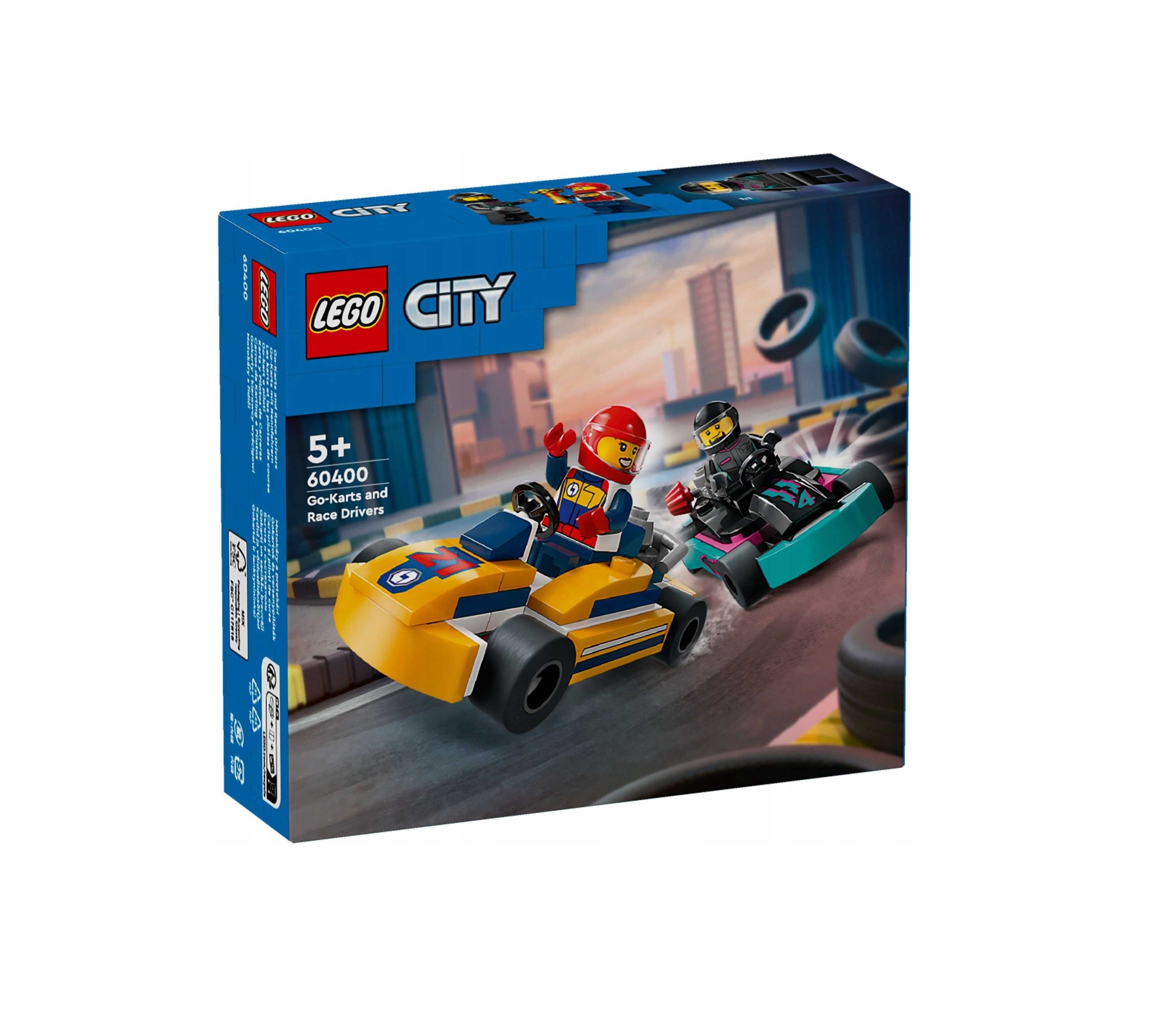 LEGO CITY 60400 Go-Karty I Kierowcy Wyścigowi Klocki 5+ *NOWE*