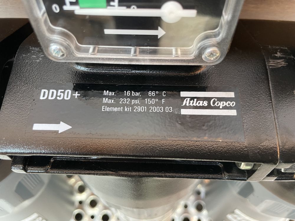Atlas Copco DD50+ Filtr spreżarka kompresor zestaw 2+1 SUPER STAN TECH