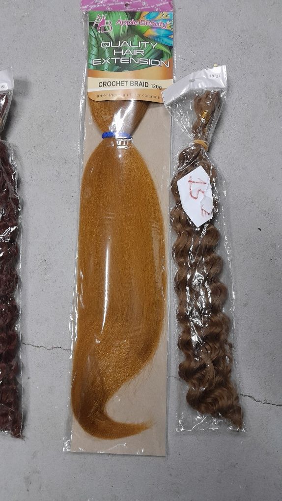 2 montes Aplique de cabelo de teias para gipsy braids