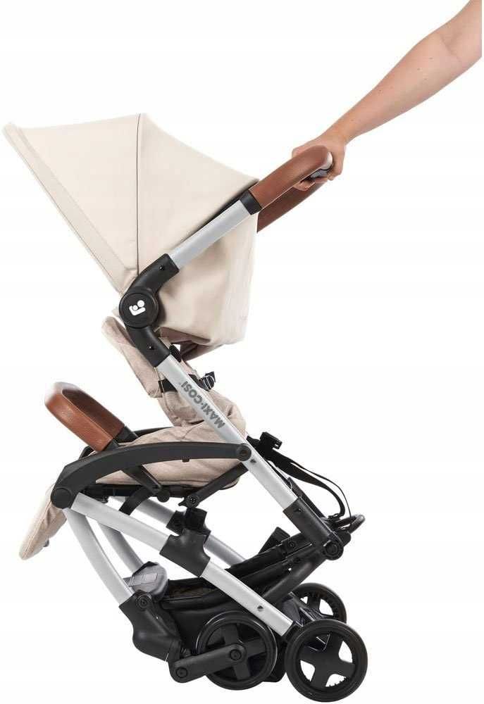 wózek MAXI COSI LAIKA beige, beżowy wózek spacerowy LEKKI, NOWY
