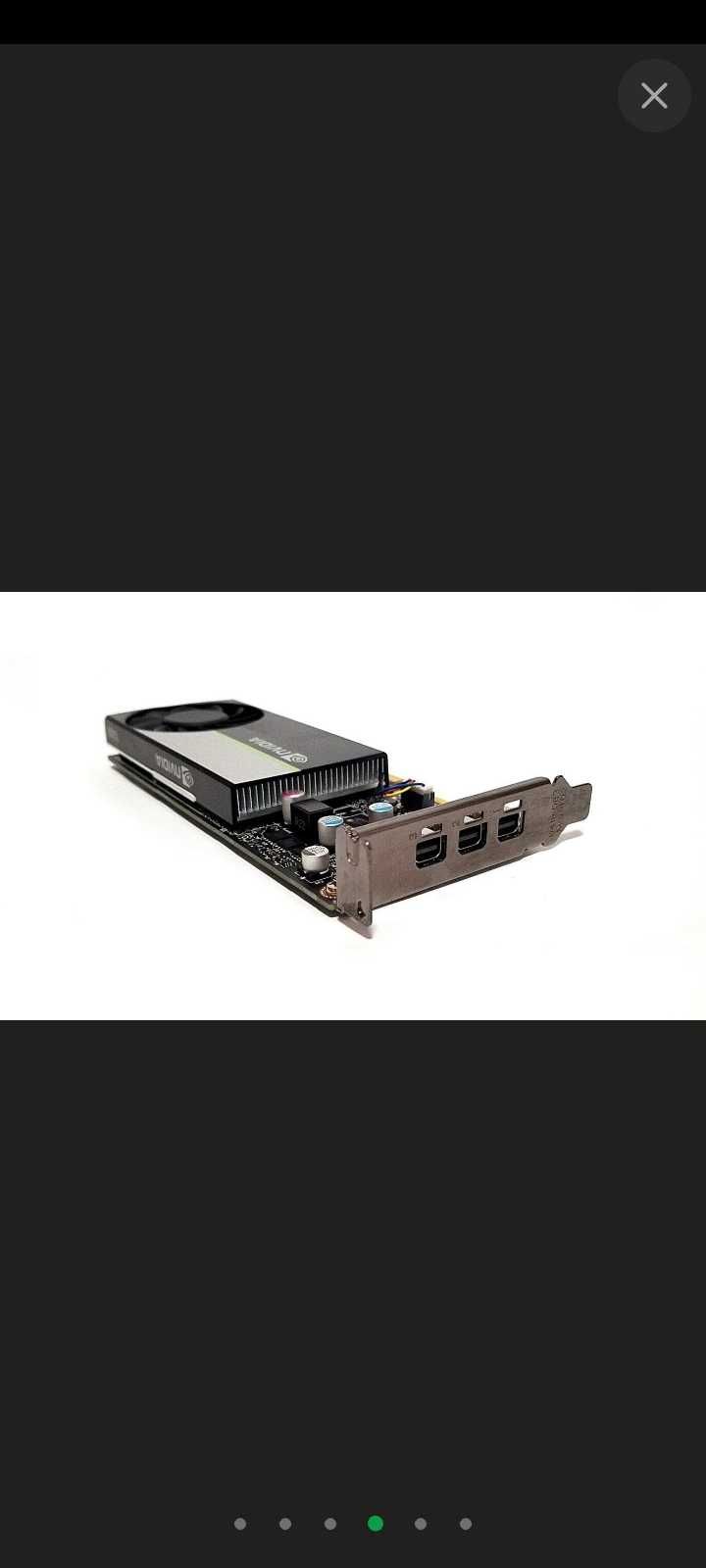 Видеокарта nvidia Т400 4gb. ddr6.