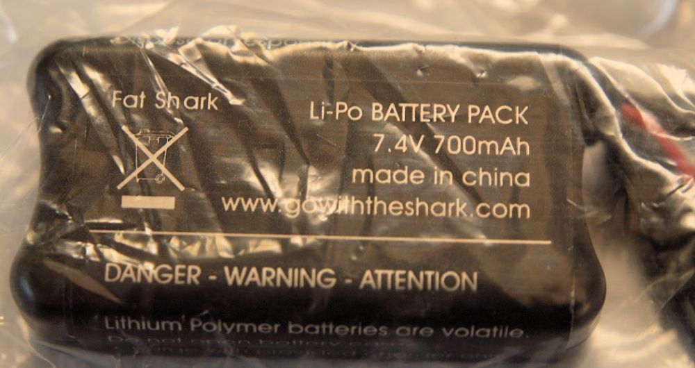 Kit Óculos FatShark Predator RC VisionV3 Teleporter FPV Drones