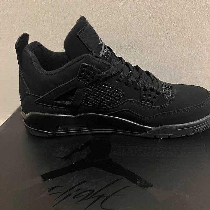 Buty meskie Mokasyny Jordan 4 Retro Black Cat R.45