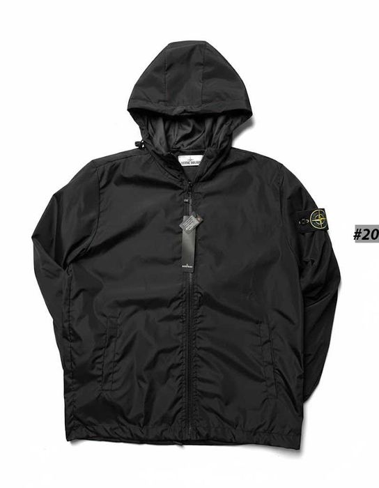 БЕЗ ПЕРЕДПЛАТ — Черная Куртка Стон Айленд — Ветровка Stone Island