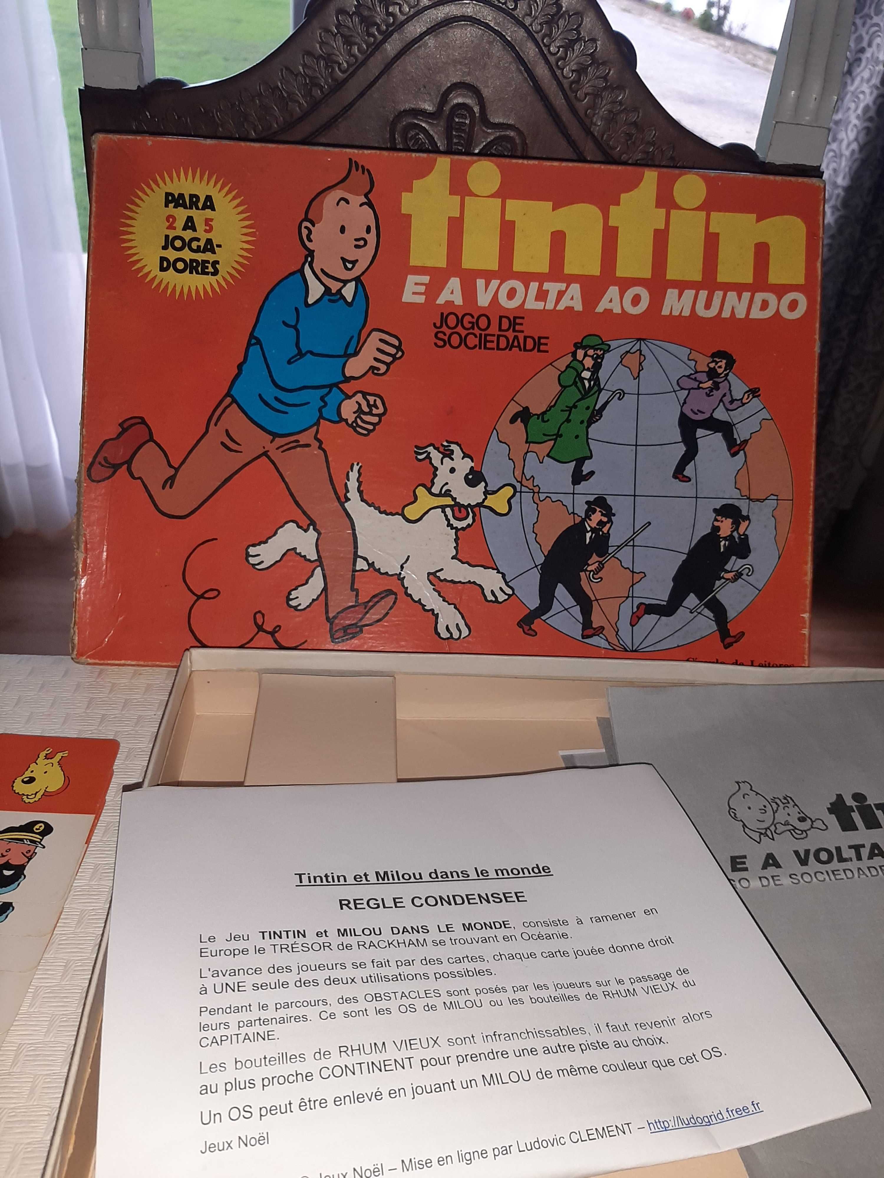 Jogo Tintin e a Volta ao Mundo