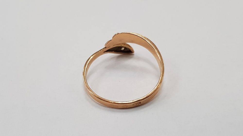 II poł. XX wieku! Złoty pierścionek/ 583/ 2.09 gram/ R21