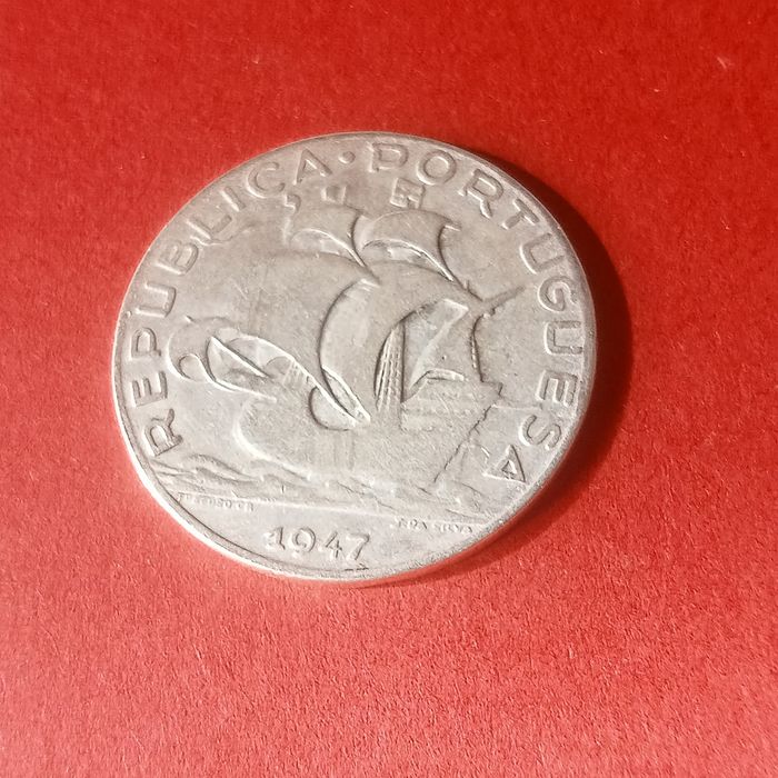 moeda em prata 5.00 1947
