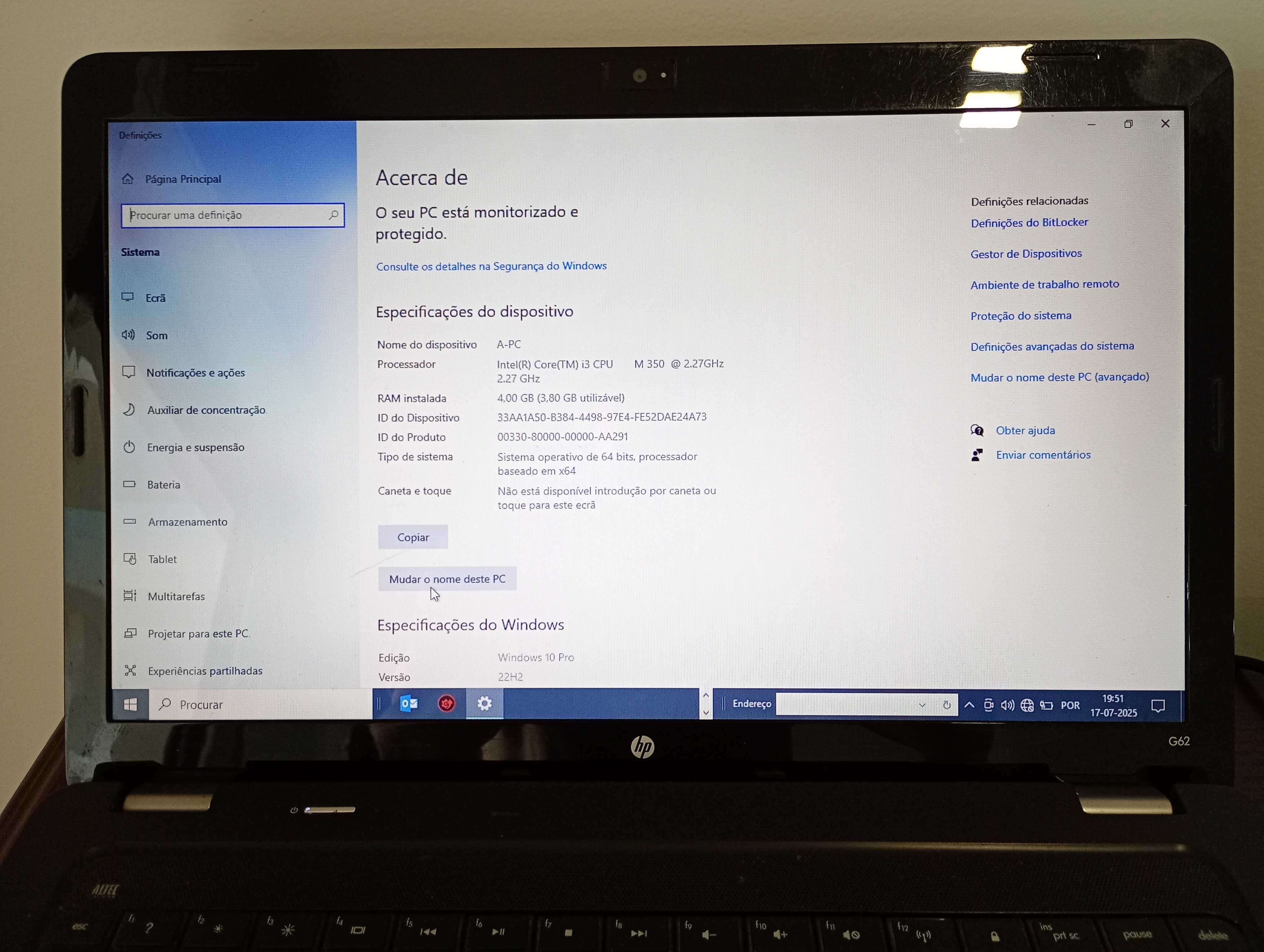 Vendo portátil HP G62