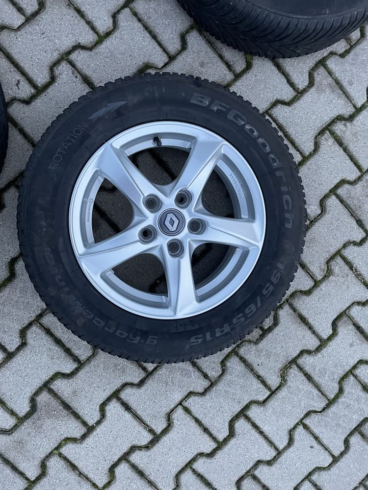 Kola zimowe felgi 15 5x114,3 renaut megane III IV scenic opony 195/65/