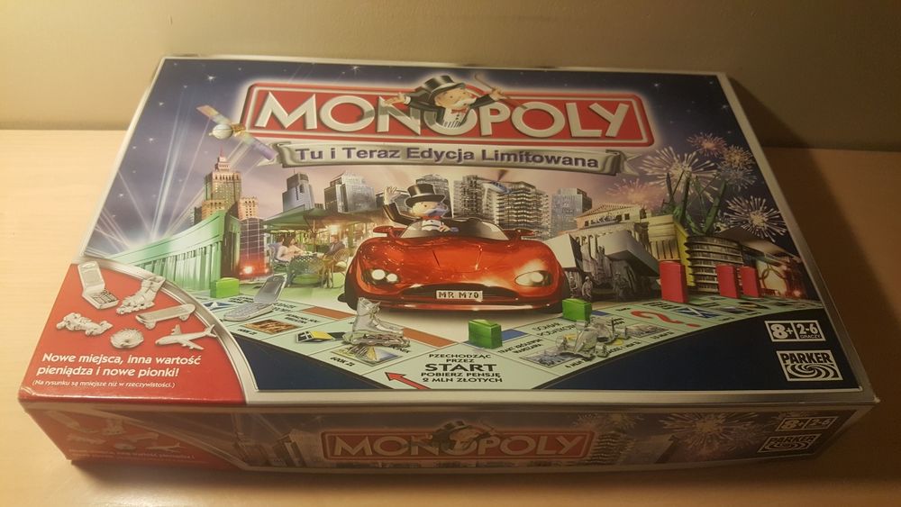 Gra Monopoly Tu i Teraz Edycja Limitowana Hasbro