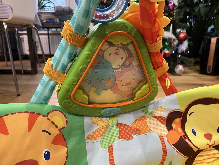 Bright Starts Mata edukacyjna z kojcem Swingin' Safari