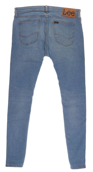 Spodnie Lee Malone W34 L32 Męskie Slim Fit Light Blue Stretch