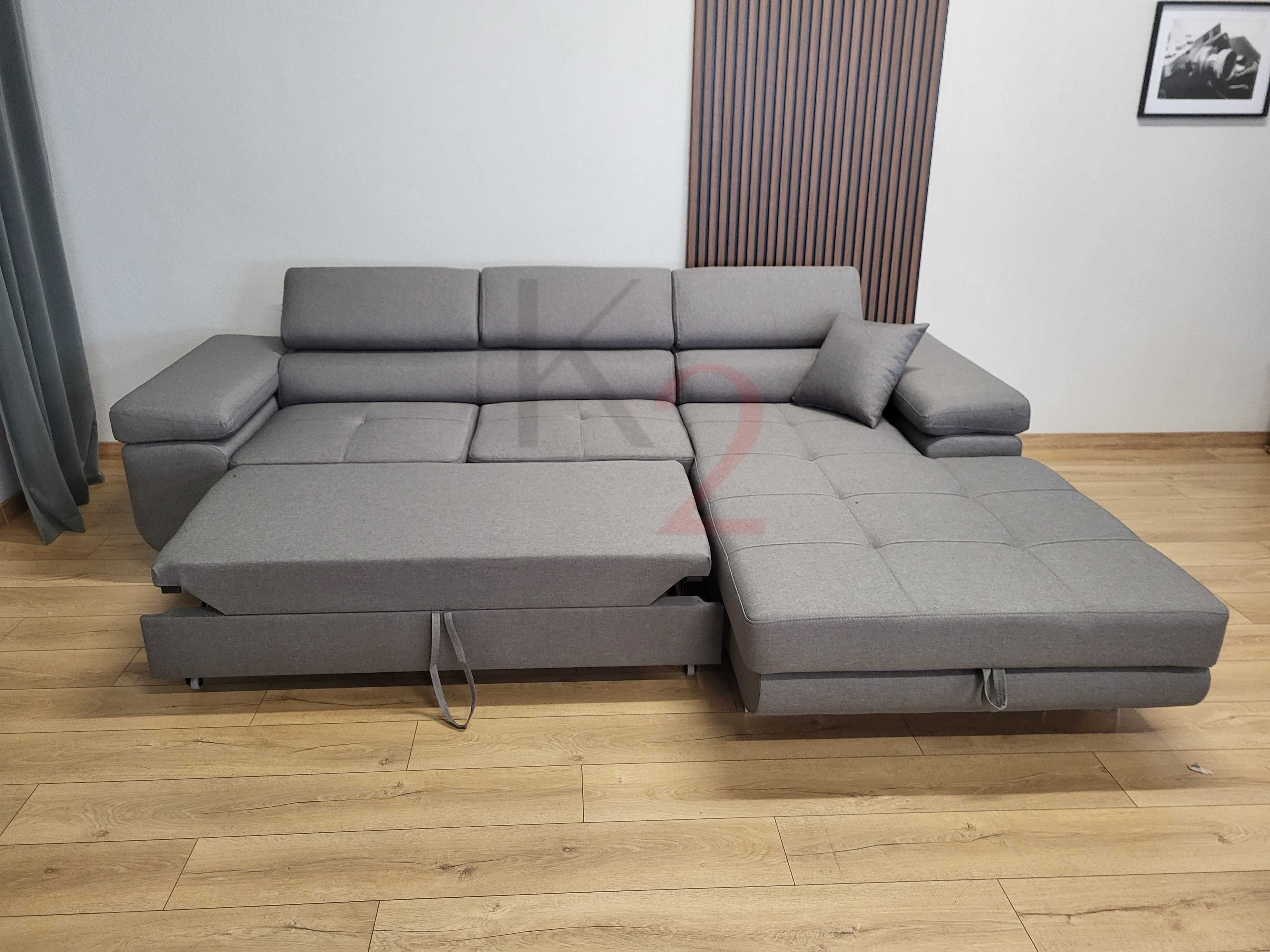 Narożnik ALEX regulowane zagłówki ROGÓWKA sofa kanapa  +GRATIS