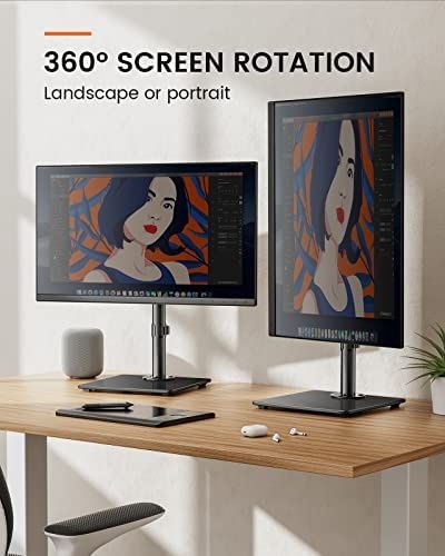 ErGear Podstawa monitora do 13"- 32" / 8KG z hartowanego szkła Konstru