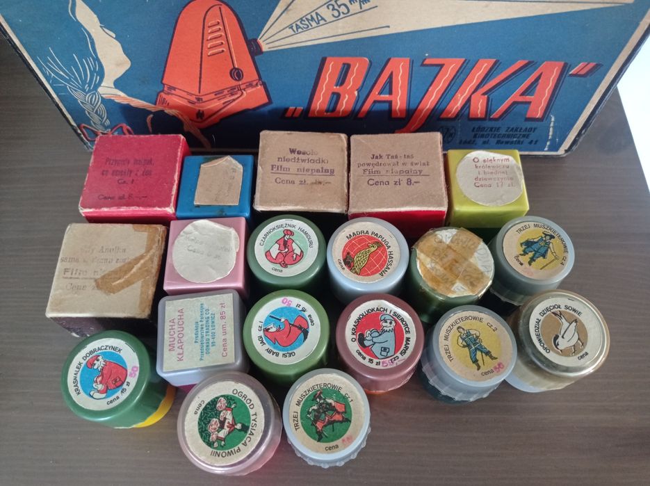 Bajka na rzutnik przeźrocze film komiks