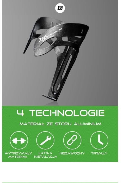 Uchwyt na bidon koszyk ROCKBROS, WHEEL UP aluminium nowy