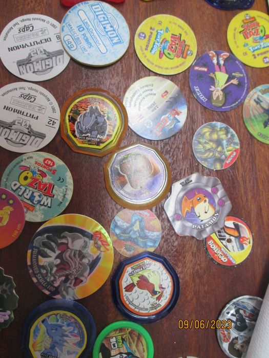 Lote de tazos de diversas colecções