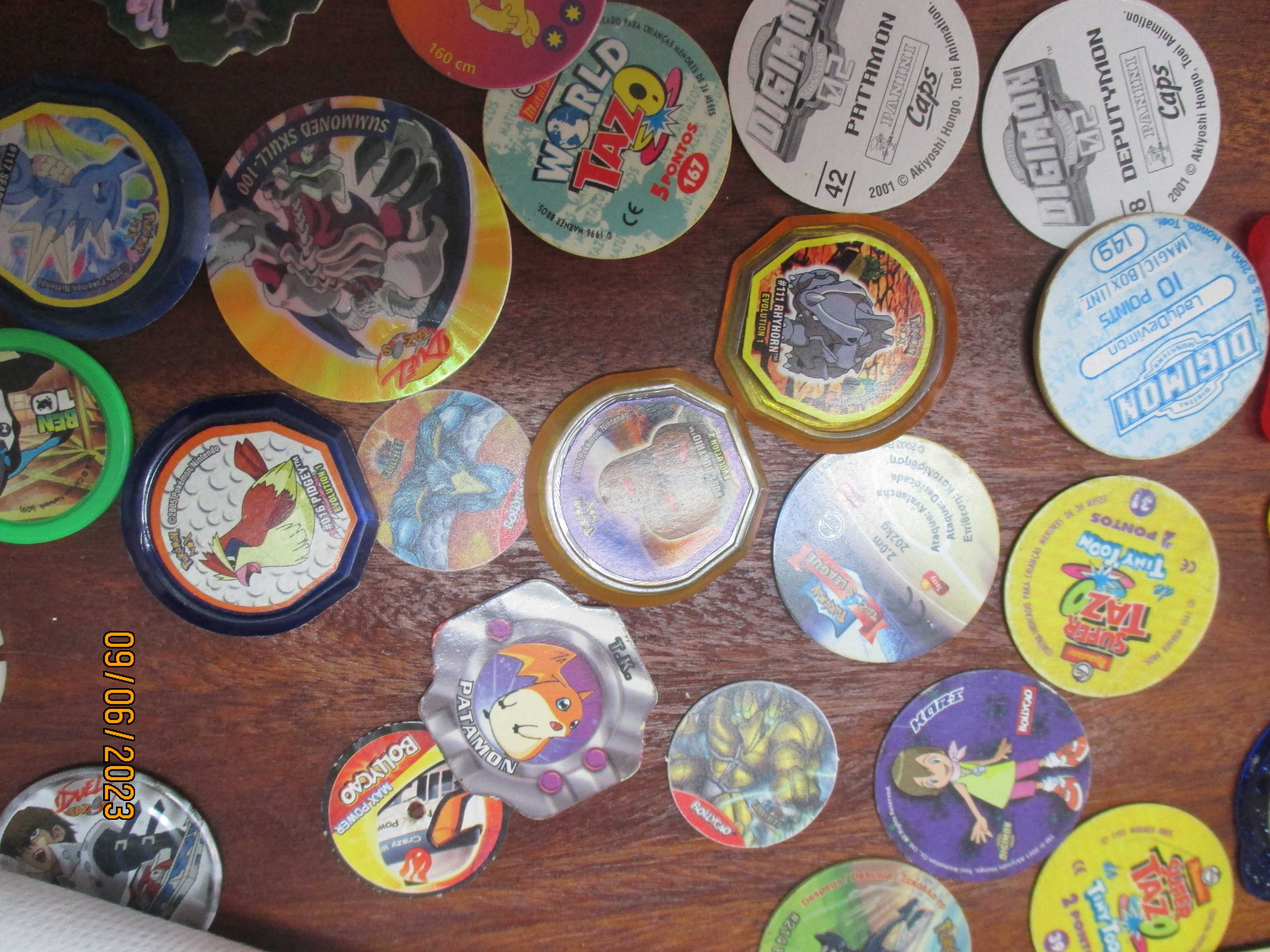 Lote de tazos de diversas colecções