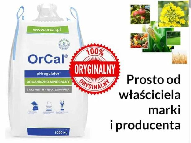 OrCal-nawóz organiczno-mineralny, wapno z NPK od producenta 1t/ha
