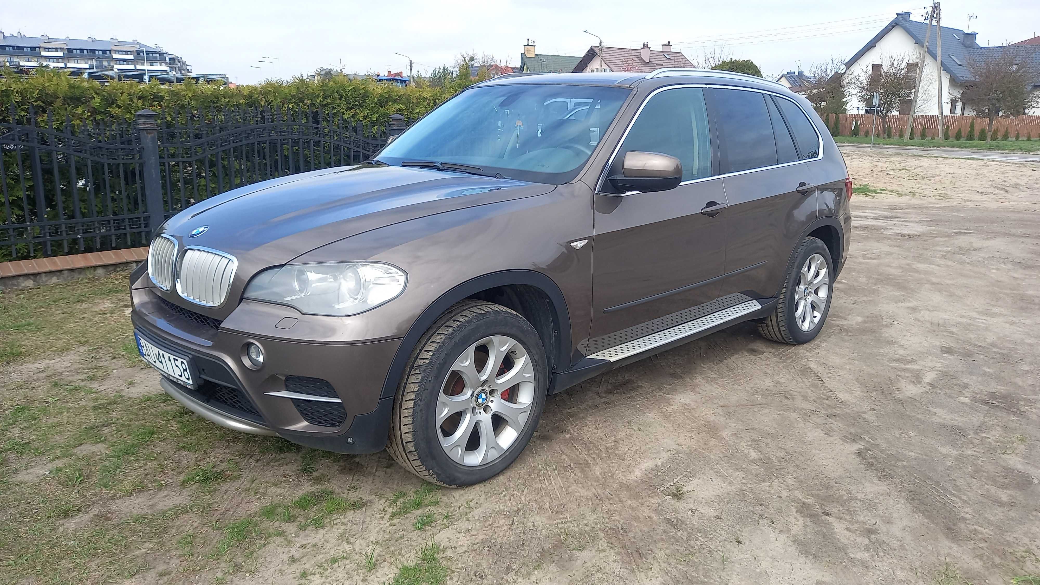 bmw x5 uszkodzony silnik pali jezdzi 306 km 40d rok 2010