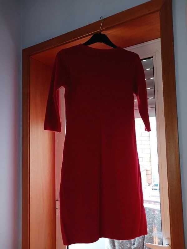 Vestido vermelho Cortefiel M