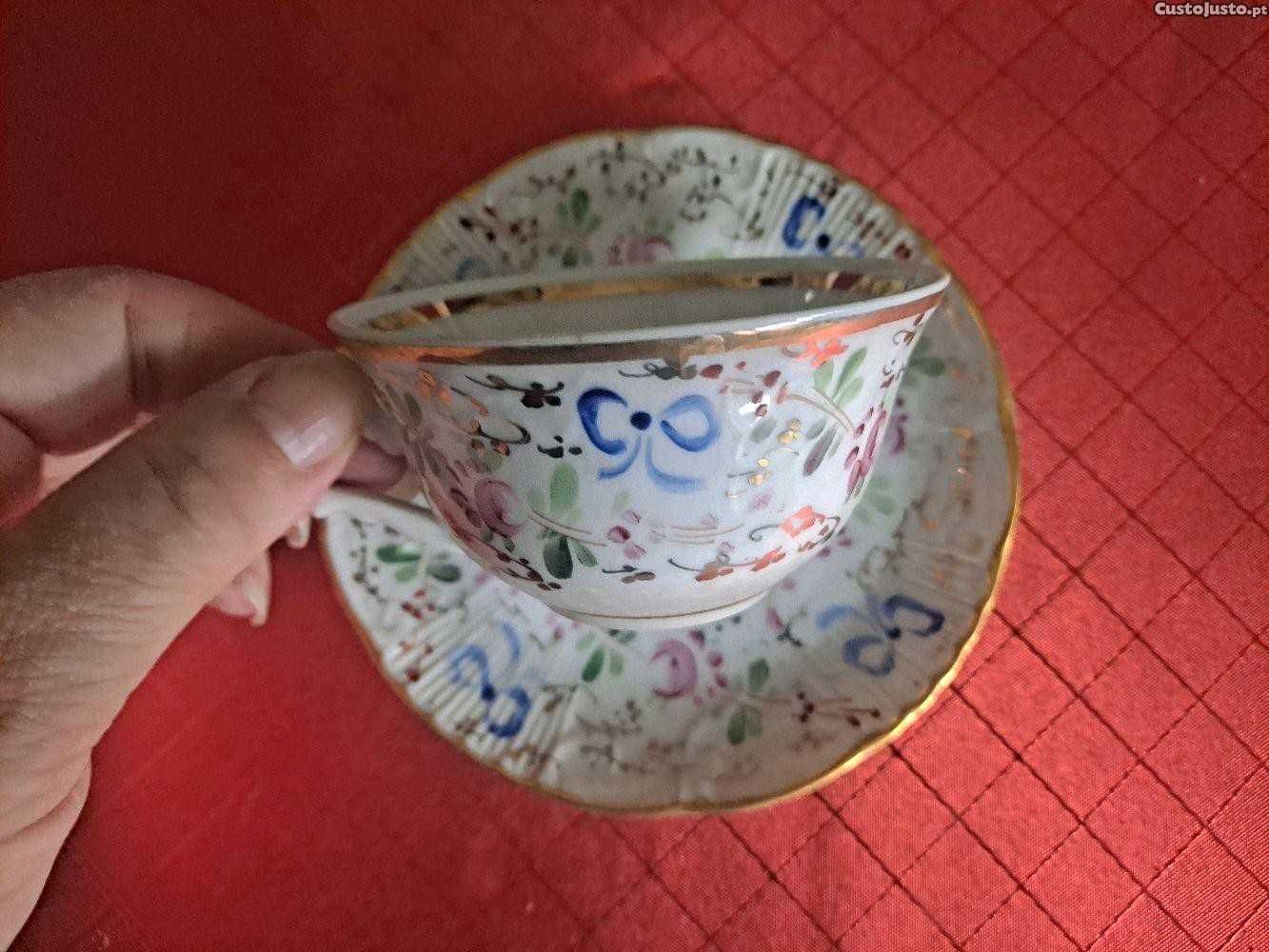 Chávena de chá + chávena de café