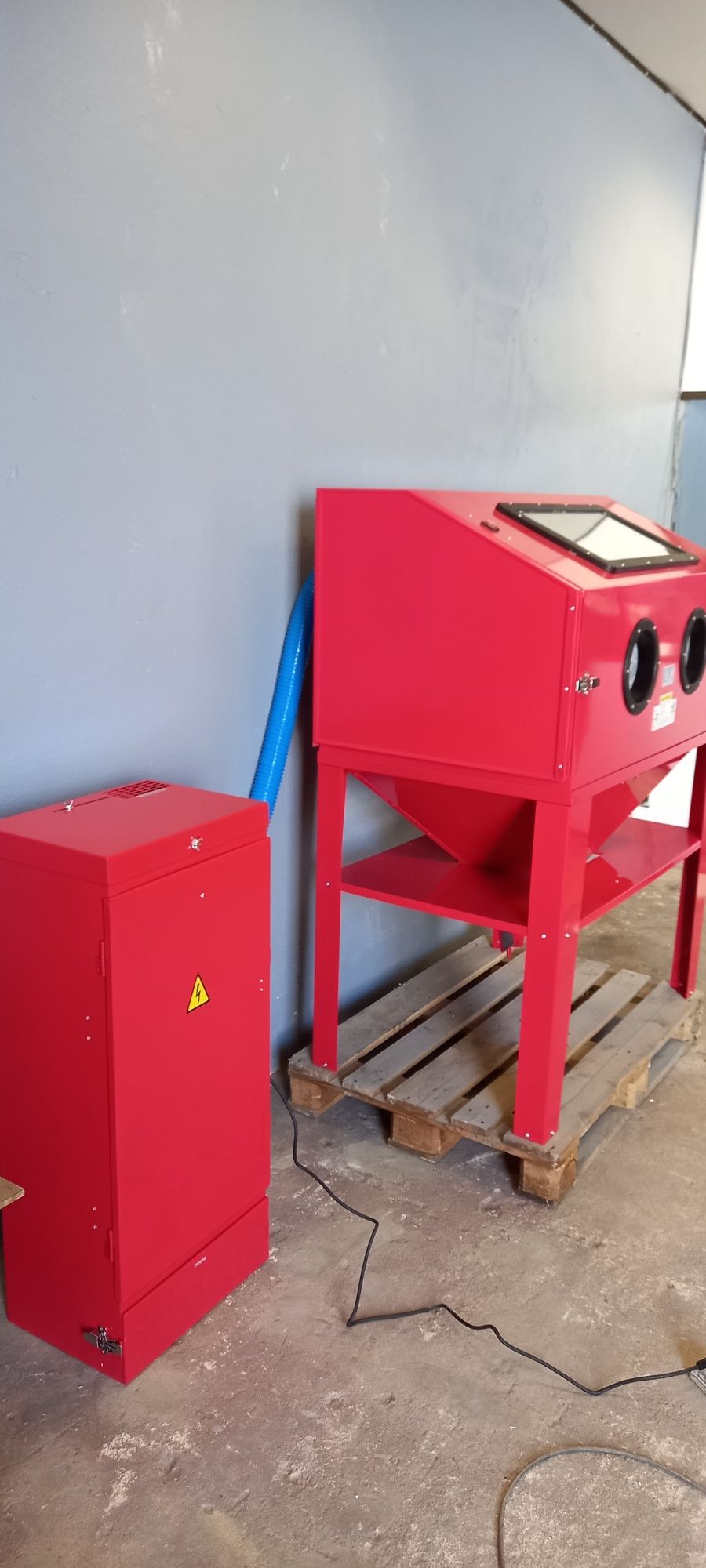 Equipamento de Decapagem com Compressor