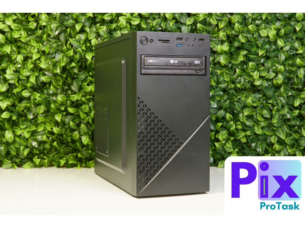 Komputer stacjonarny Pix ProTask V1 i3, 16GB DDR4, 1TB SSD, Win11 Pro