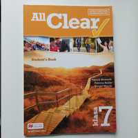 All Clear 7 podręcznik + ćwiczenia Macmillan