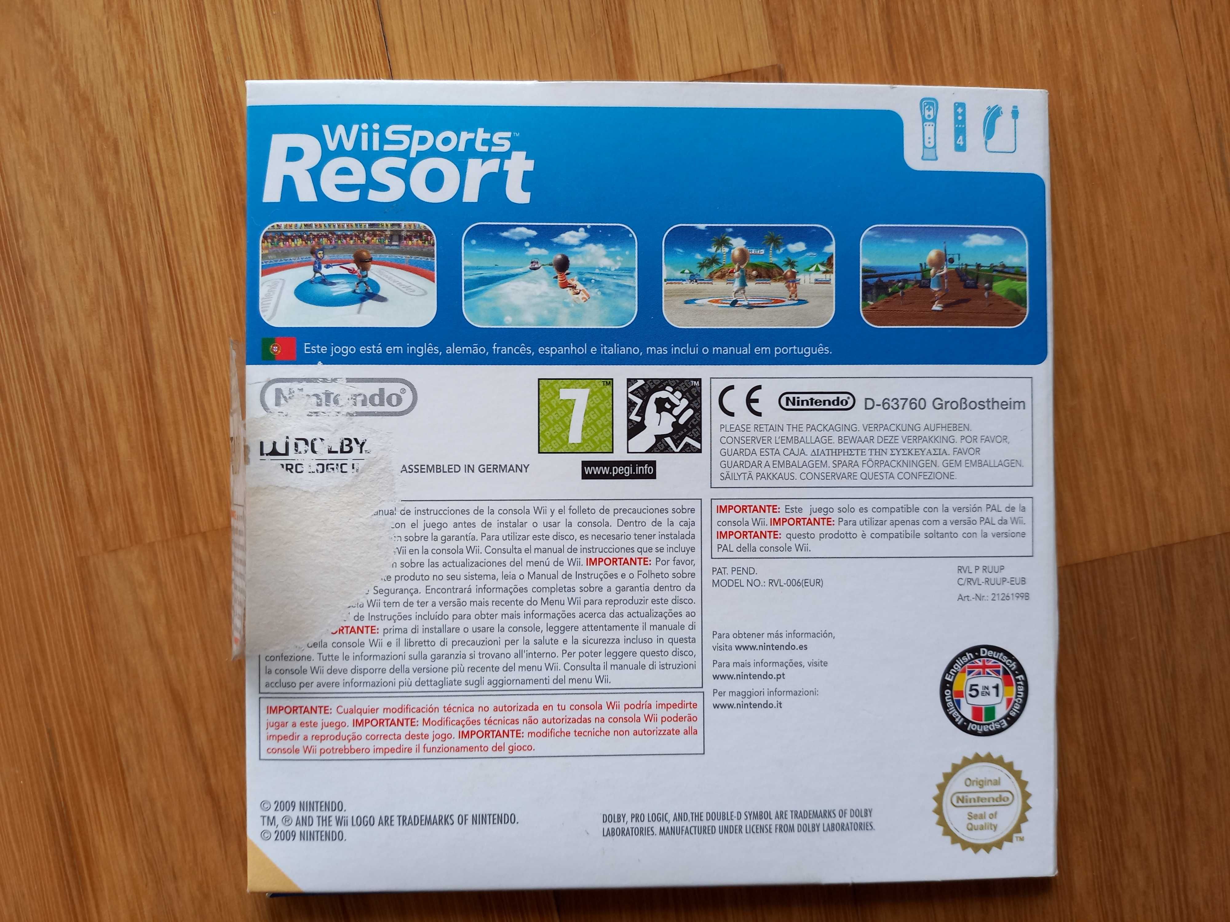 Jogo Wii Sports Resort - Nintendo Wii