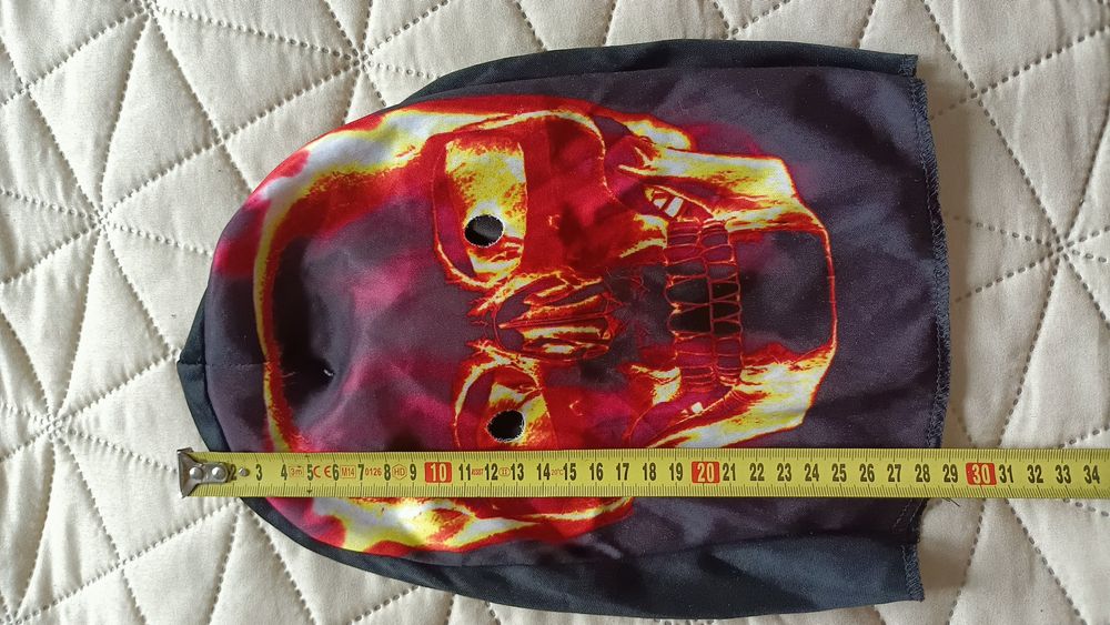 Halloween bal przebierańców czapka maska na głowę strój upiora czaszka