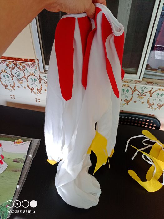 Disfarce galinha 10/12 anos