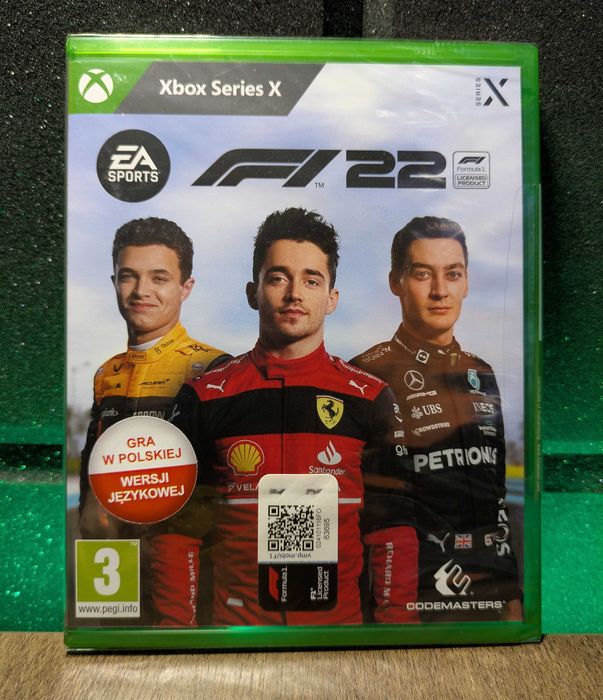F1 22 Xbox Series X - wyścigi, Formuła 1 PL po polsku na dwóch